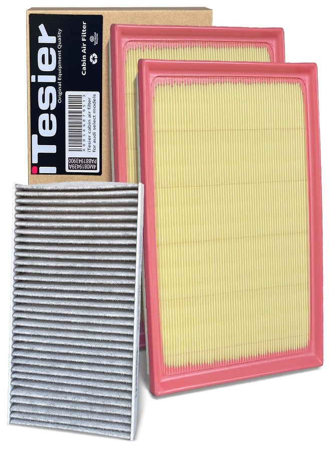 ITESIER Engine Cabin Air Filter kit for Tundra (2022 2023 2024 2025), Sequoia (2023 2024 2025), Replaces 17801-F4010, 871390-C010, WA11653 - Image 1